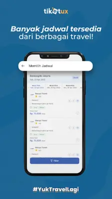 Tiketux - Pesan Tiket Travel android App screenshot 0